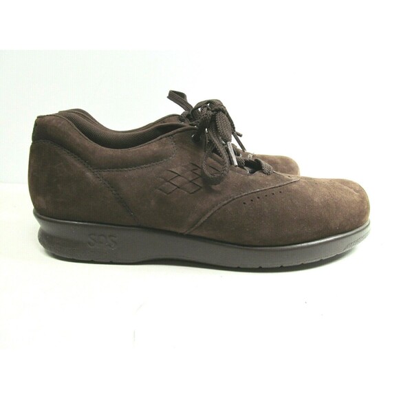 SAS Tri Pad Comfort Lace up Oxfords Brown Suede Womens Size 6.5 N - Picture 2 of 9